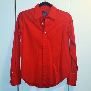 RALPH LAUREN SPORT Red button-down